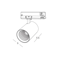 3-Phase Track Spot LED 10W CCT Matt White - Image 3