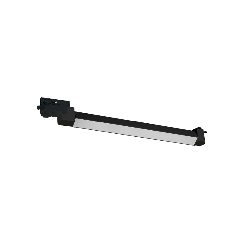 3 Fazių Linijinis LED Bėgio Šviestuvas 20W CCT Matinė Juoda