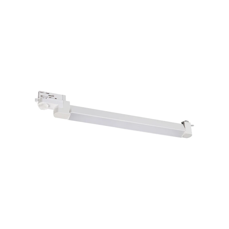 3 fazių LED linijinis bėgelinis šviestuvas, 20W 3000K, smėlio baltas