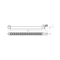 Matt Black Linear LED Grille Track Light, CCT - Image 3