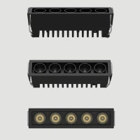 Recessed 5-Light LED Spotlight 12W, Matt Black, 3000K - Image 3