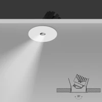 Įleidžiamas pakreipiamas LED taškinis šviestuvas X-Light 7W 3000K matinis baltas - Nuotrauka 4