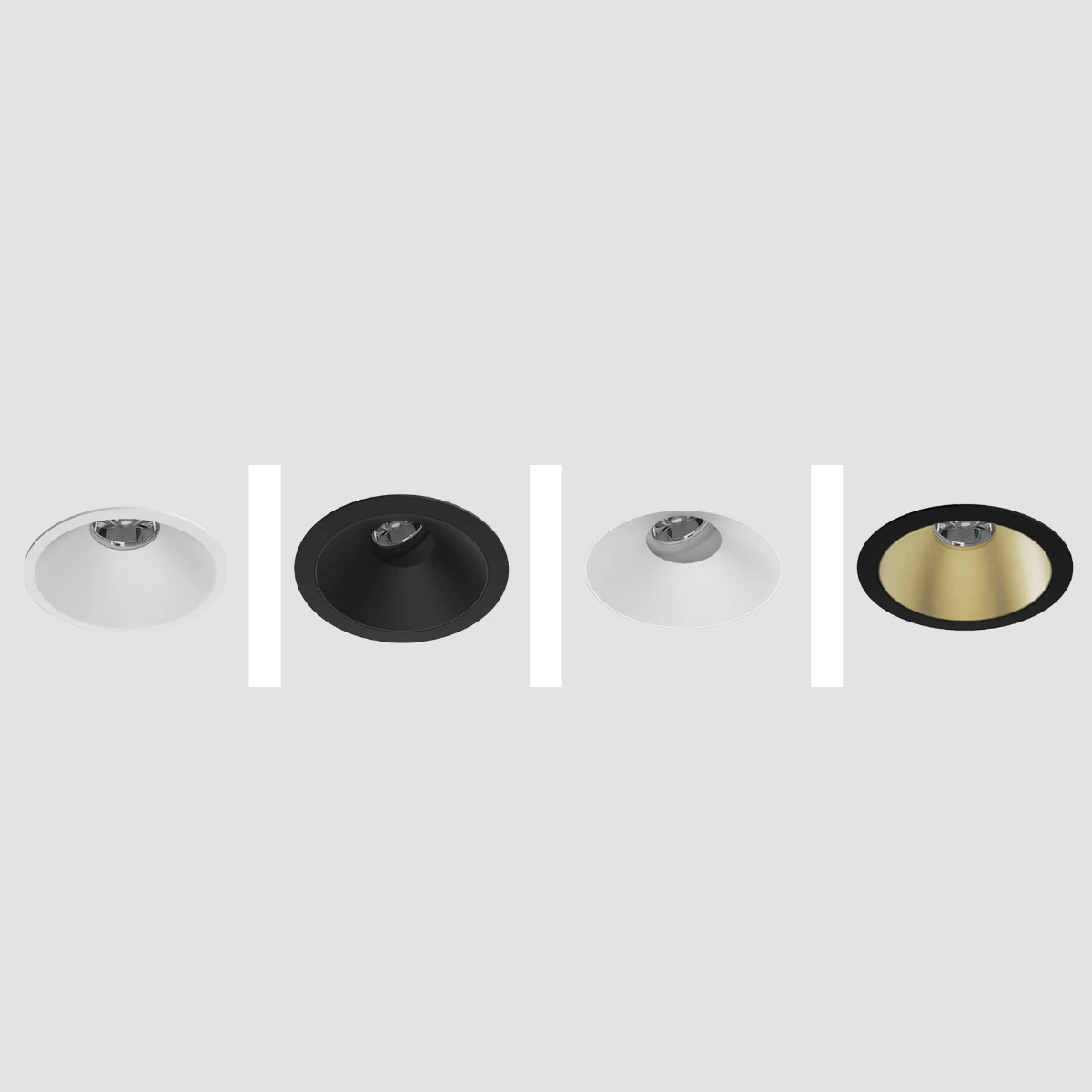 Recessed LED Downlight 15W, Sandy White Matt