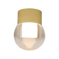 Paviršinis LED Lubinis Šviestuvas Matinės Aukso Spalvos - Nuotrauka 2