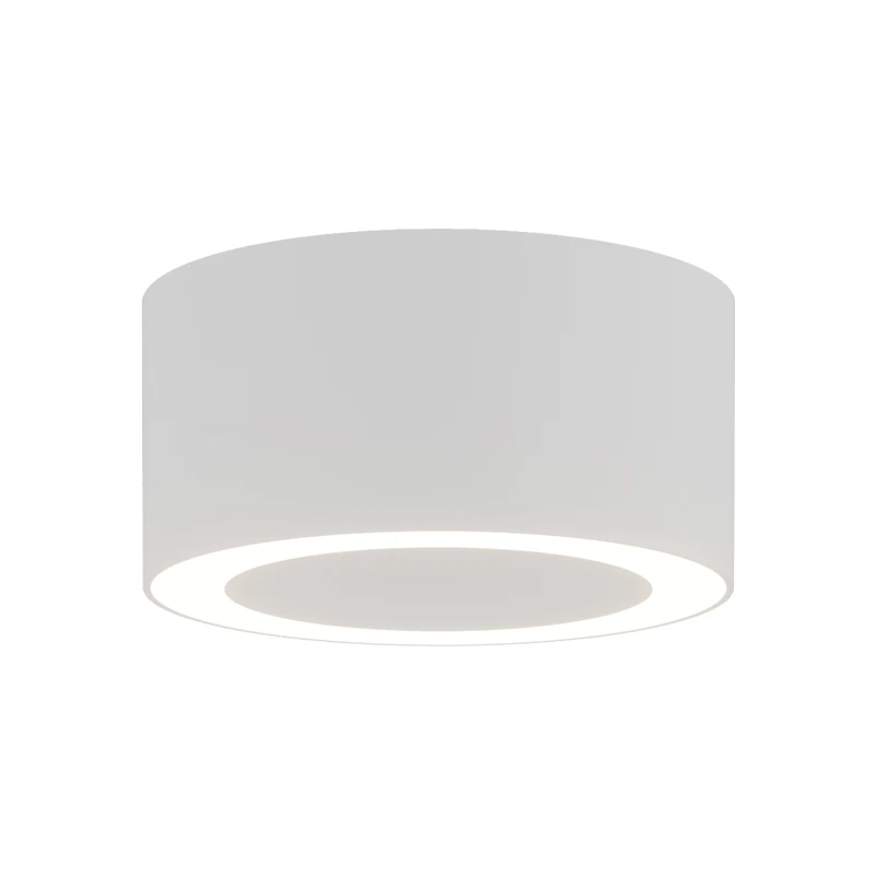 Paviršinis lubinis LED šviestuvas 7W 3000K smėlio baltos spalvos