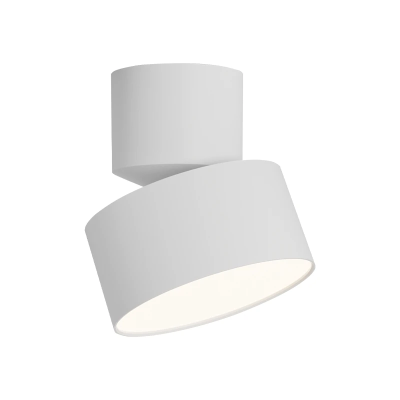 Paviršinis LED Lubinis Šviestuvas, Reguliuojamas, 10W 3000K, Smėlio Baltas