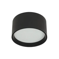 Paviršinis lubinis LED šviestuvas, 12W, CCT, matinės juodos spalvos - Nuotrauka 2