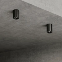 Sandy Black Cylindrical Surface LED Spot 10W 3000K - Image 1