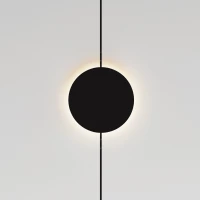 Magnetinis LED apvalus foninis apšvietimas 7W 3000K matinis juodas - Nuotrauka 3