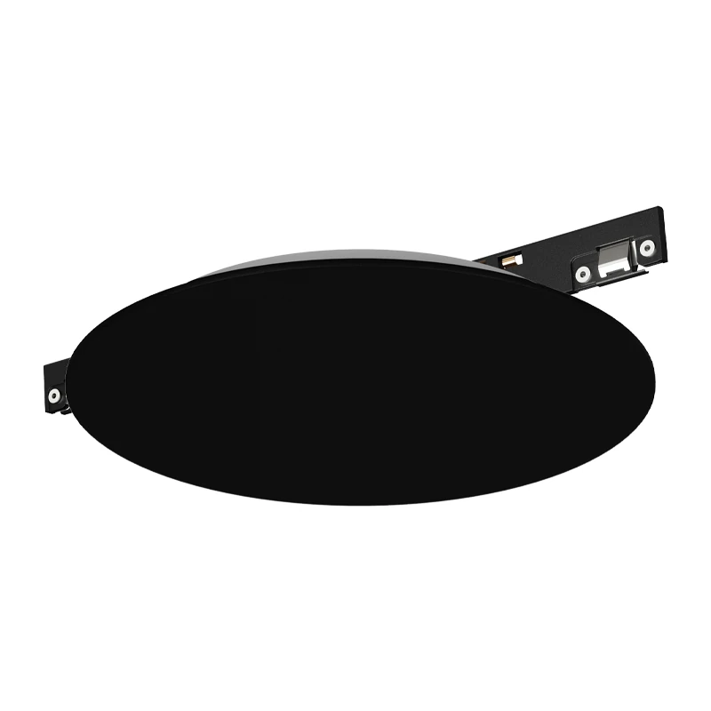 Magnetinis LED apvalus foninis apšvietimas 7W 3000K matinis juodas