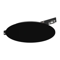 Magnetinis LED apvalus foninis apšvietimas 7W 3000K matinis juodas