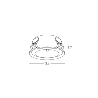 Recessed LED Spotlight - Sandy Black Matt - Image 4