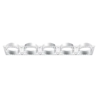 Trimless Recessed LED Profile Housing 5-Module White - Image 1