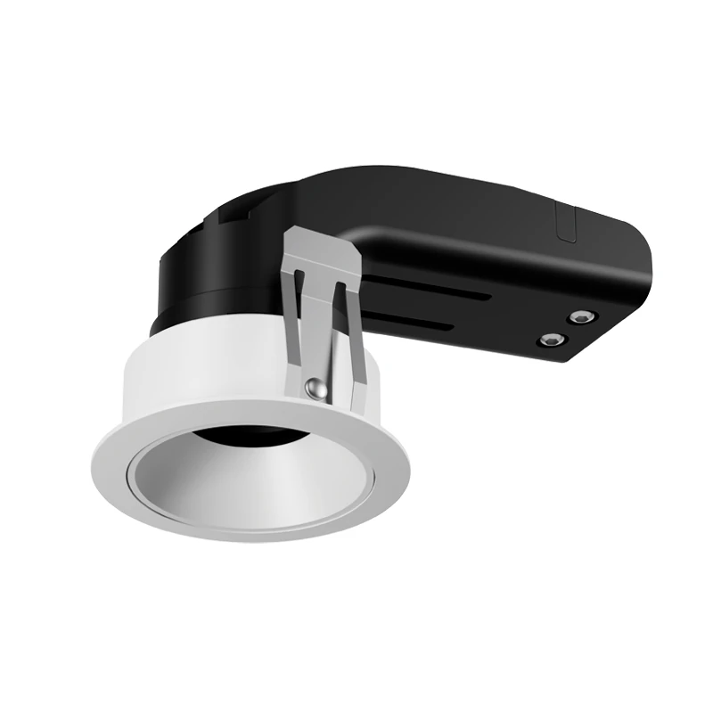 Reguliuojamas įleidžiamas LED šviestuvas 8W 3000K matinis baltas