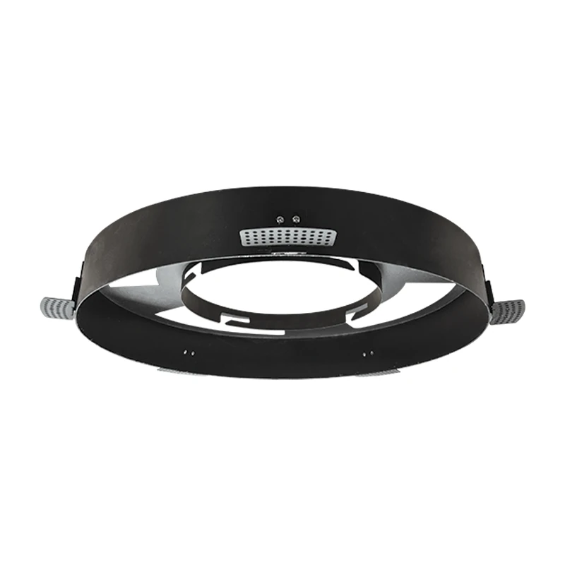 Įleidžiamas LED taškinis šviestuvas be rėmelio, smėlio juodas, 6 cm