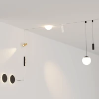 Magnetic Track LED Spotlight, 7W 3000K, Brass - Image 2