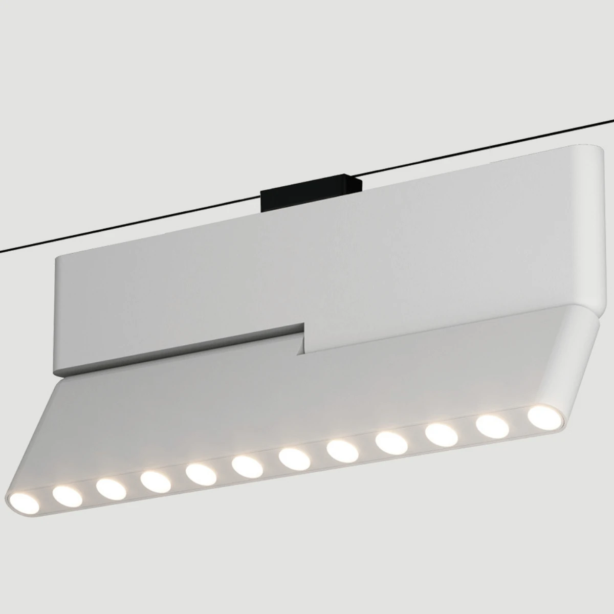 Baltas magnetinis LED bėgelinis šviestuvas