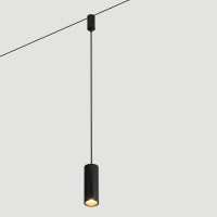 Magnetic Track Pendant Spot Light 7W 3000K Matt Black, 10cm - Image 3