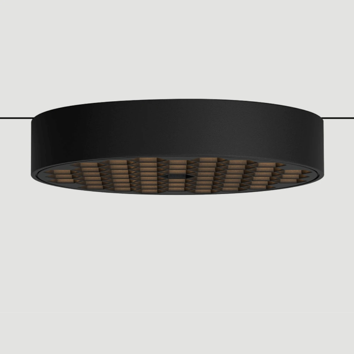 Honeycomb Magnetic LED Track Light 11W 3000K Black, 3.2 cm