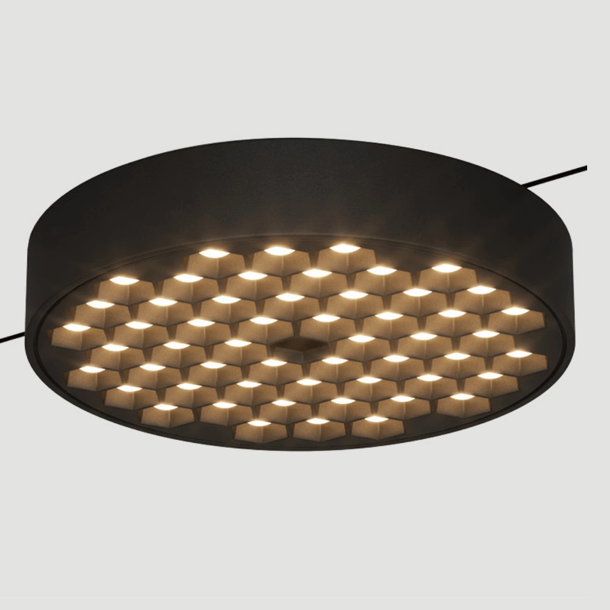 Honeycomb Magnetic LED Track Light 11W 3000K Black, 3.2 cm