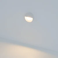 LED lauko laiptų šviestuvas 7W 3000K IP65 smėlio baltos spalvos - Nuotrauka 1