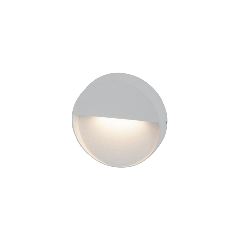LED lauko laiptų šviestuvas 7W 3000K IP65 smėlio baltos spalvos