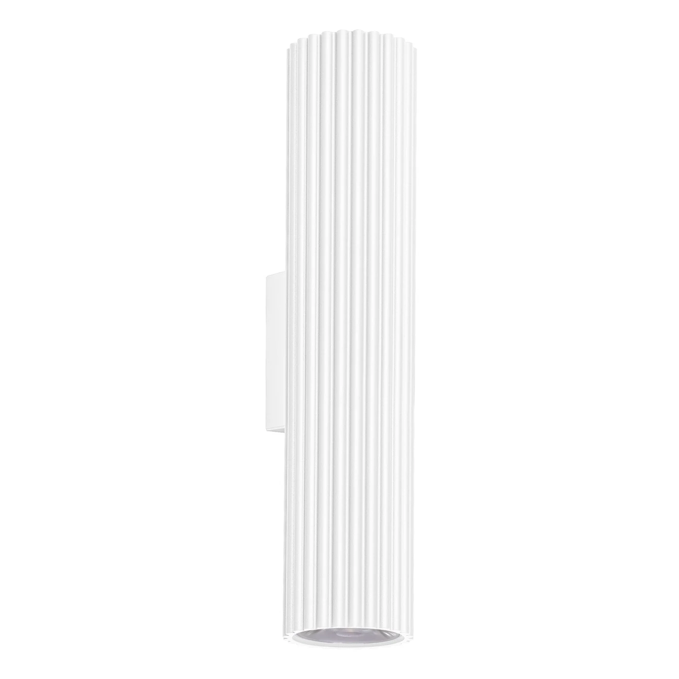 Sieninis šviestuvas 30 cm / 14W – cilindrinis, baltas, DALI