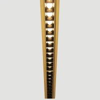 Magnetinis LED šviestuvas su grotelėmis 8W CCT, aukso žalvario spalvos