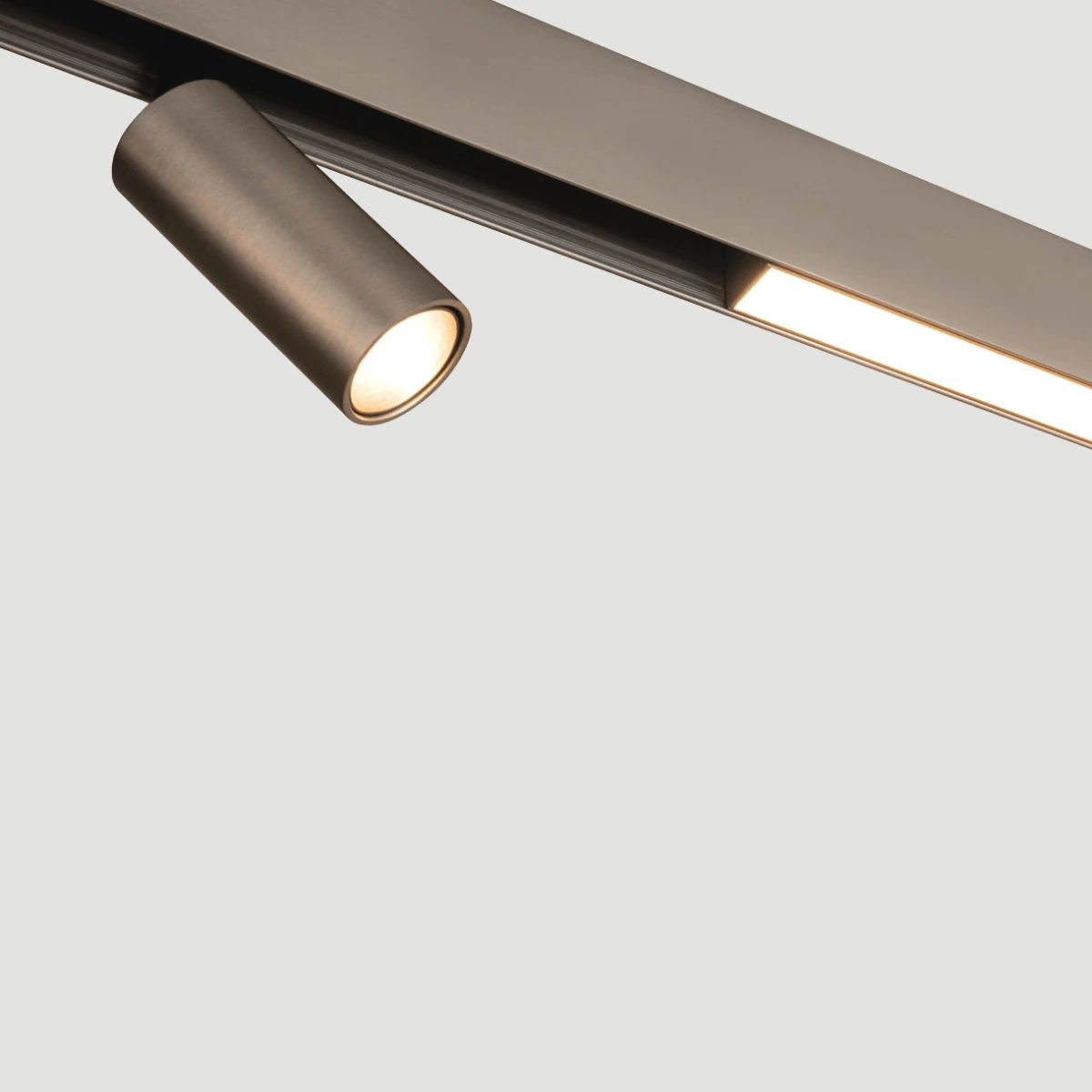 Linear Magnetic LED Track Light 13W, Tunable White, Grey-Black