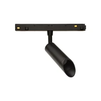 Magnetinis LED Prožektorius 6W, Matinis Juodas