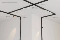 Magnetinis LED Prožektorius, 6W, 2700K, Auksinio Žalvario - Nuotrauka 3