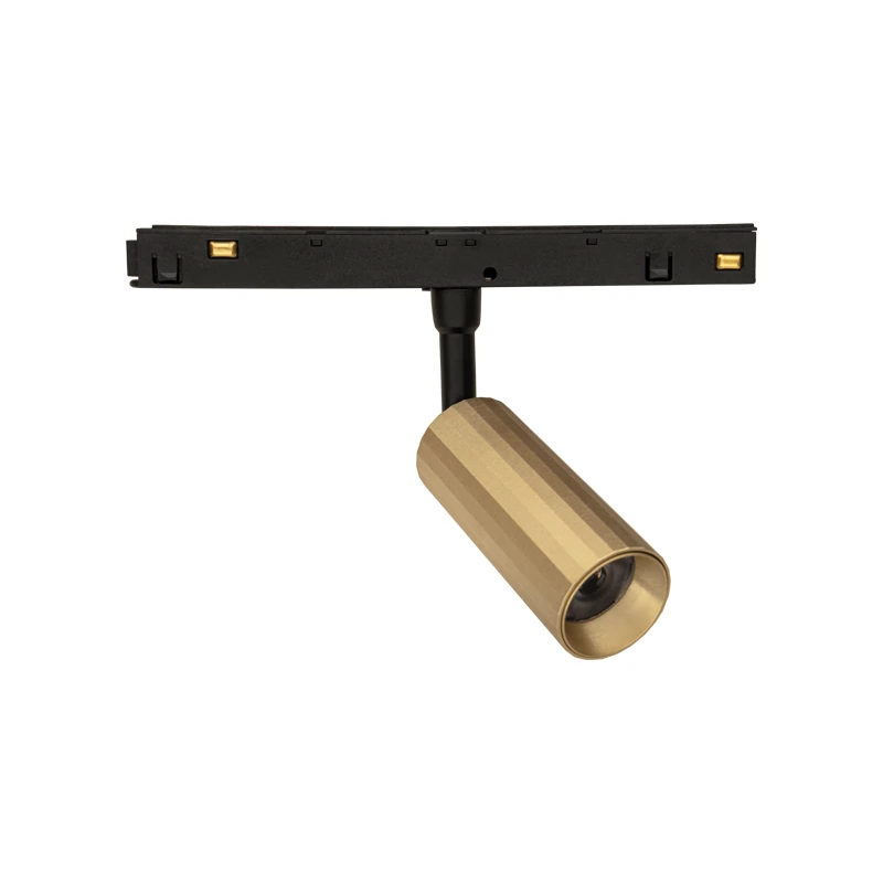 Magnetinis LED Šviestuvas, 6W, 2700K, Aukso Žalvario, 8.5cm