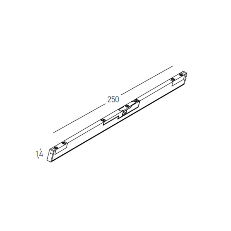 Linear Magnetic LED Module 4W 3000K Matt Black