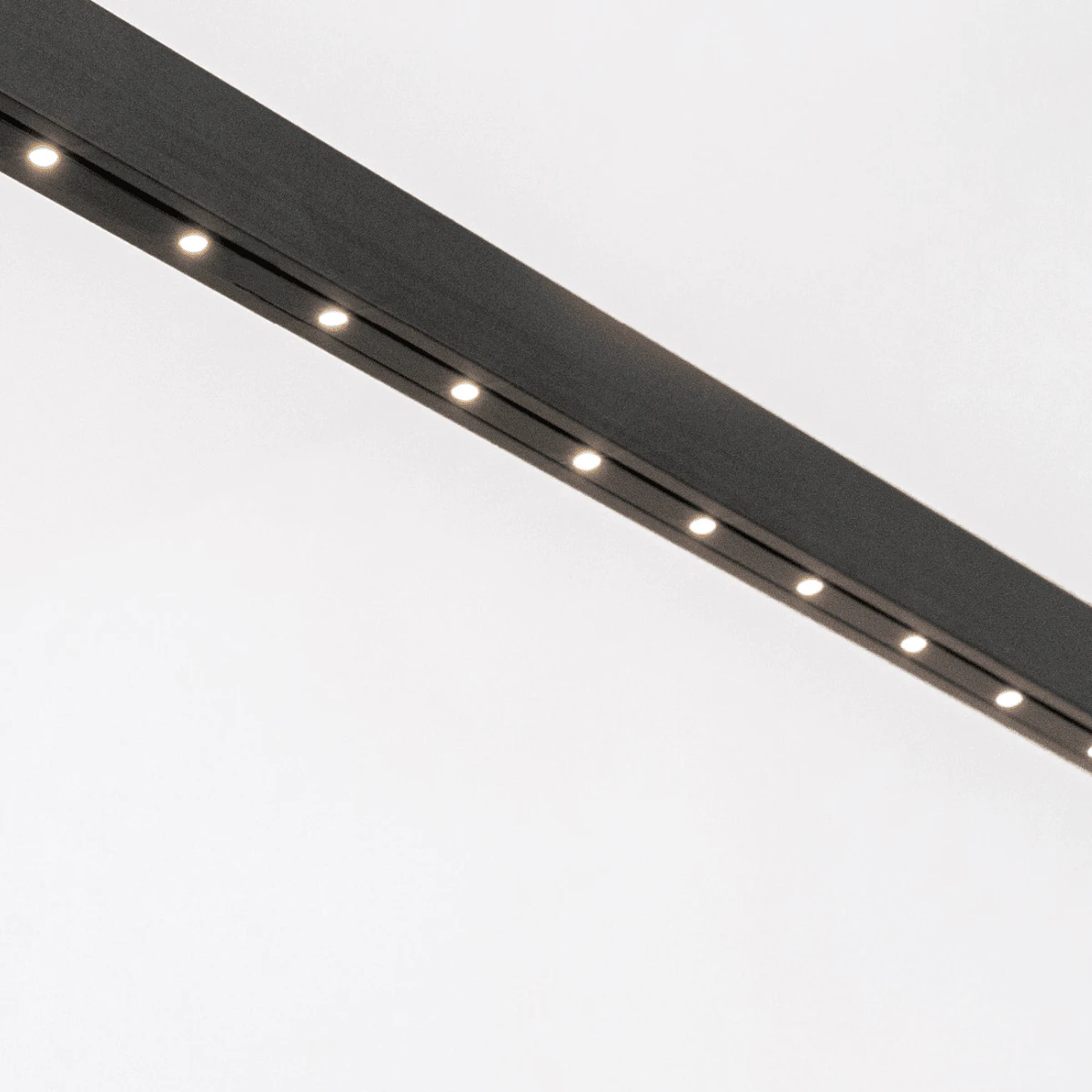 Magnetinis taškinis linijinis LED šviestuvas 7 W 3000 K, 30 cm, matinė juoda