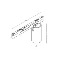 Adjustable Magnetic LED Spot 7W 3000K, White Matt - Image 2