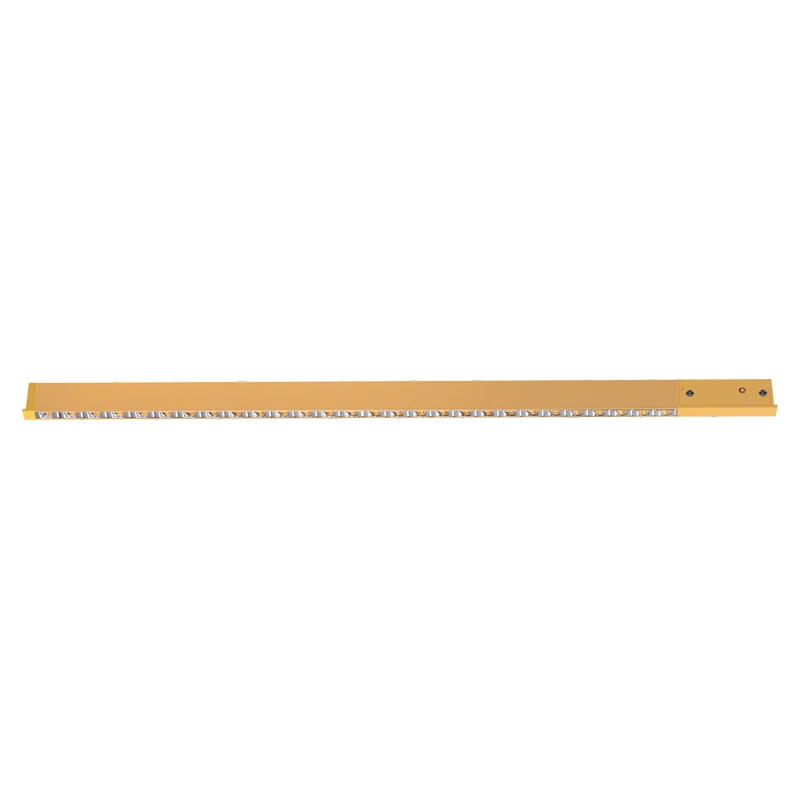 Linijinis magnetinis LED šviestuvas su grotelėmis 4 W 3000 K, Antique žalvario