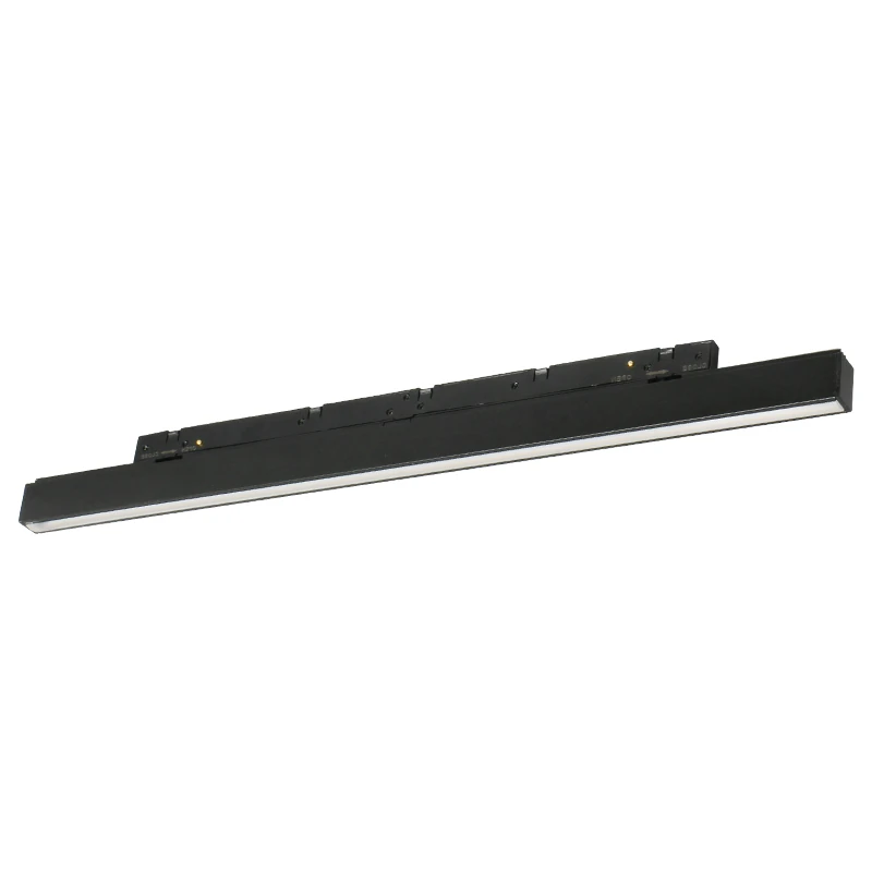 Linijinis magnetinis LED šviestuvas 6 W 3000 K, DALI, smėlio juoda