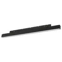 Linijinis magnetinis LED šviestuvas 6 W 3000 K, DALI, smėlio juoda - Nuotrauka 2