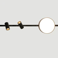 Round Magnetic LED Light 11W 3000K Wide Beam, Sandy Black - Image 4