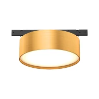 Round Magnetic LED Light 11W 3000K Wide Beam, Antique Brass