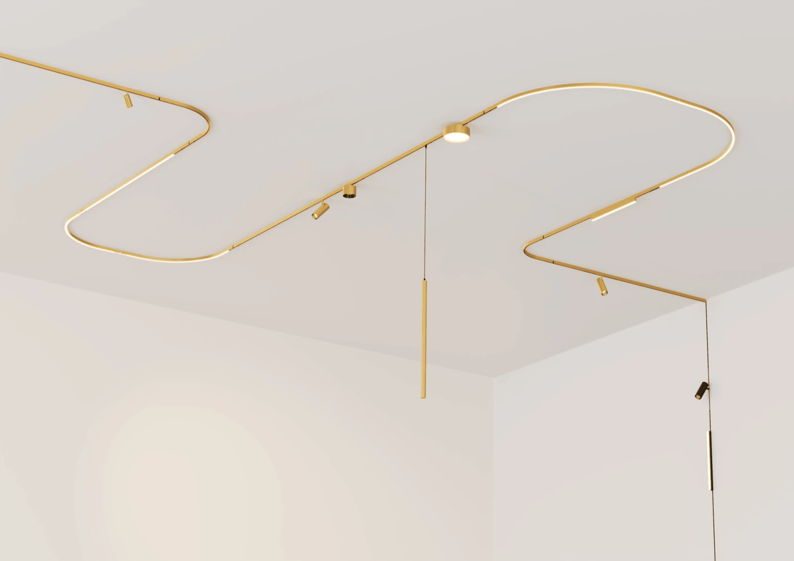 Pakabinamas magnetinis LED šviestuvas 5 W 3000 K, Antique žalvario