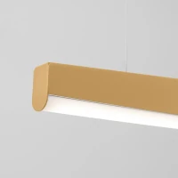 Pendant LED lamp 120 cm – linear, gold, CRI93 - Image 7