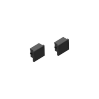 End Feed for Mini Surface Magnetic Track, Matt Black