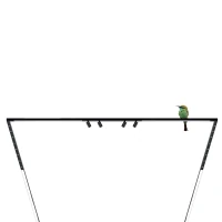 Magnetic LED Track L-Corner Connector, Black Matt, Surface - Image 3