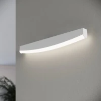Wall lamp 60 cm 11W – curved linear form, white, CRI98 - Image 14