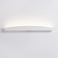 Wall lamp 60 cm 11W – curved linear form, white, CRI98 - Image 8