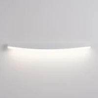 Wall lamp 60 cm 11W – curved linear form, white, CRI98 - Image 10