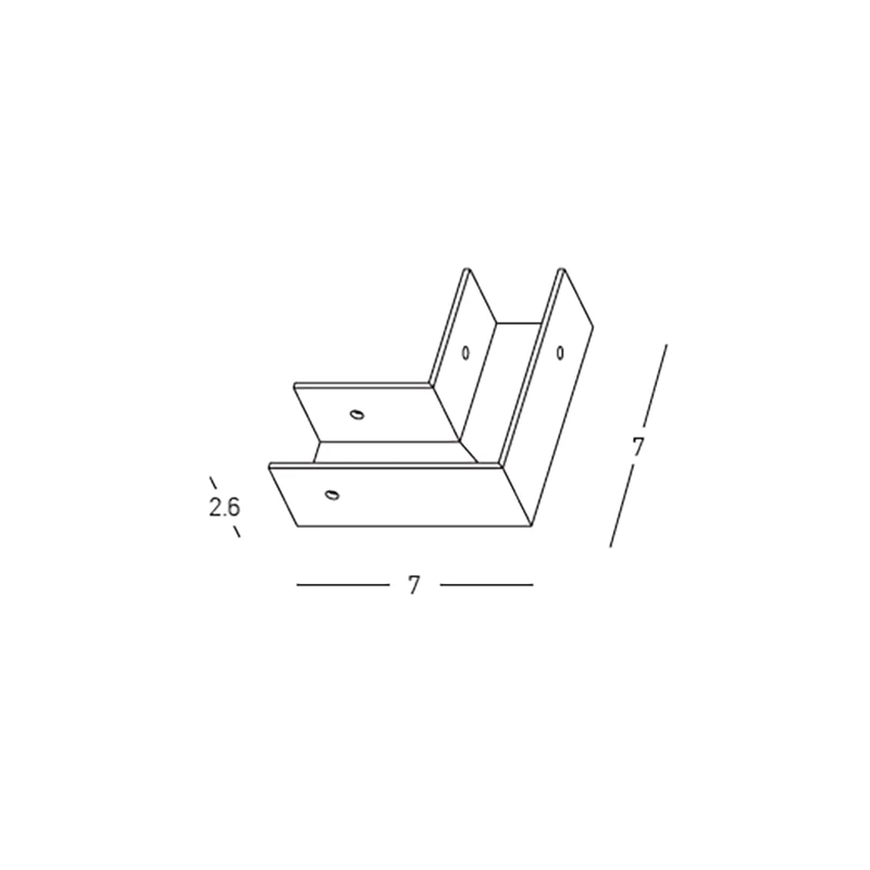Horizontal Corner Connector