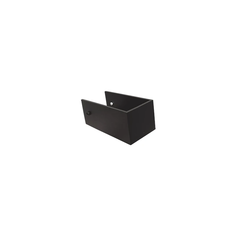 Black Track Lighting End Cap