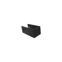 Black Track Lighting End Cap